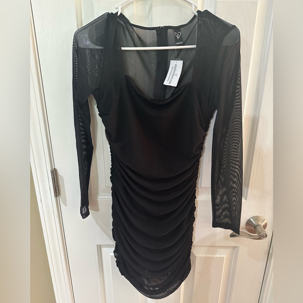 Windsor black  mini dress size Medium